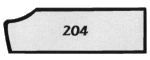 204 Series Edge Cabinet Door Profile