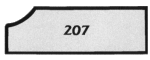 207 Series Edge Cabinet Door Profile