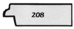 208 Series Edge Cabinet Door Profile