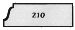 210 Series Edge Cabinet Door Profile