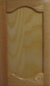 Double Cathedral  Flat Panel Cabinet Door