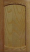 Double Crown Flat Panel Cabinet Door