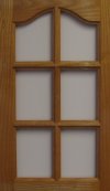 Glass Frame with Lites Cathedral Cabinet Door