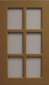 MDF Glass Frame with Lites Cabinet Door